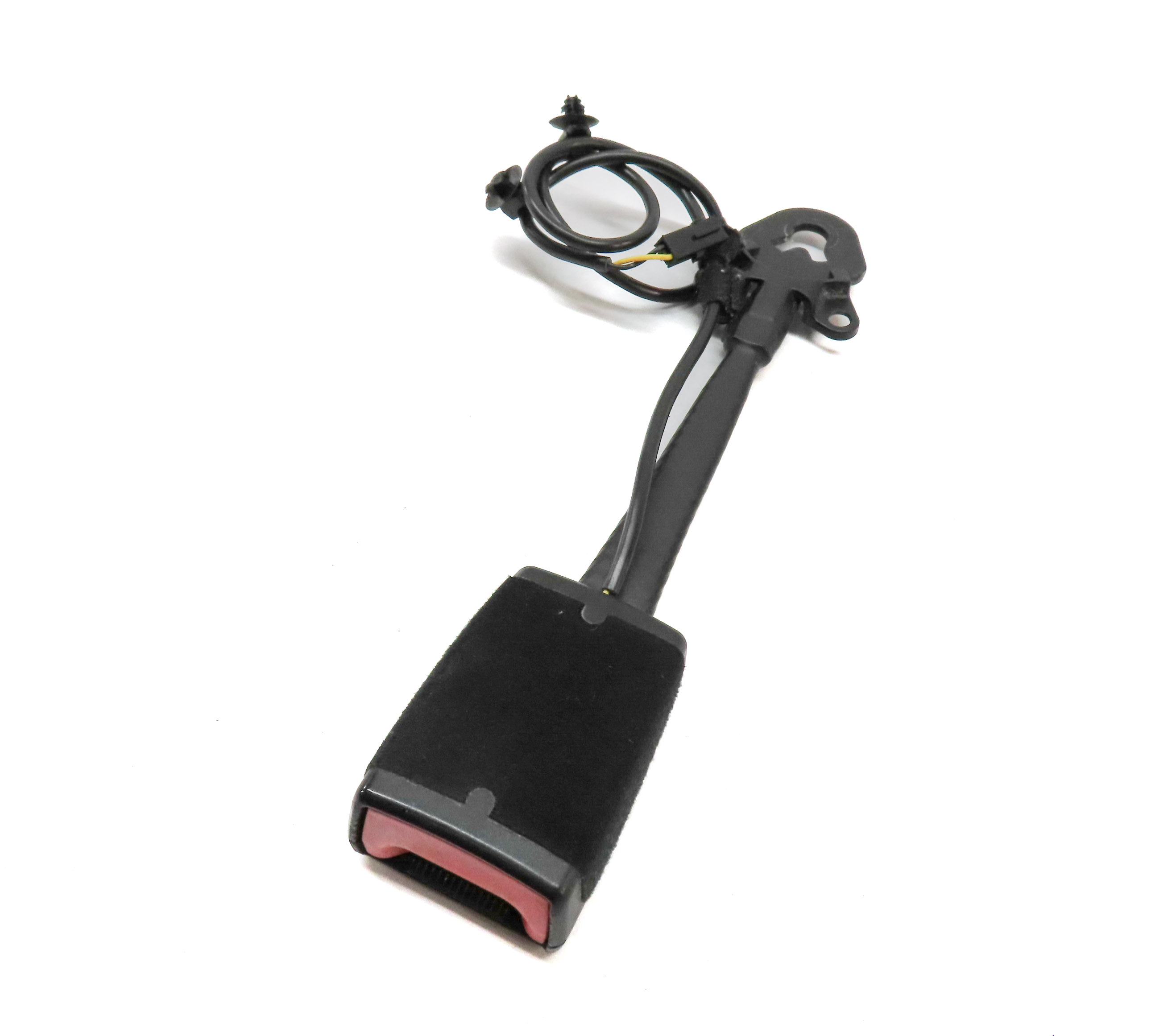 2011-2018 PORSCHE CAYENNE MACAN (958 95B) LEFT DRIVER SEATBELT BUCKLE RECEIVER — exact item pictured